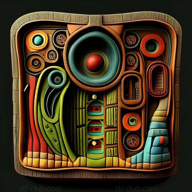 3D model Hundertwasser (STL)